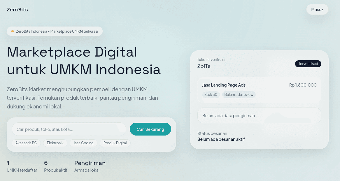 ZeroBits Marketplace